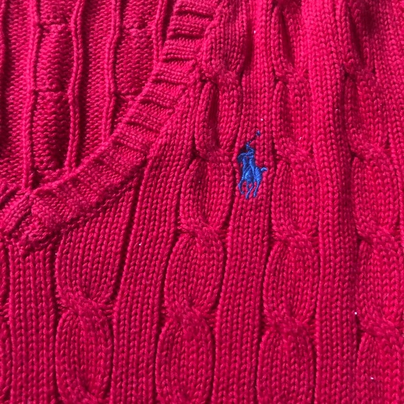 Red Ralph Lauren sweater - Picture 3 of 6